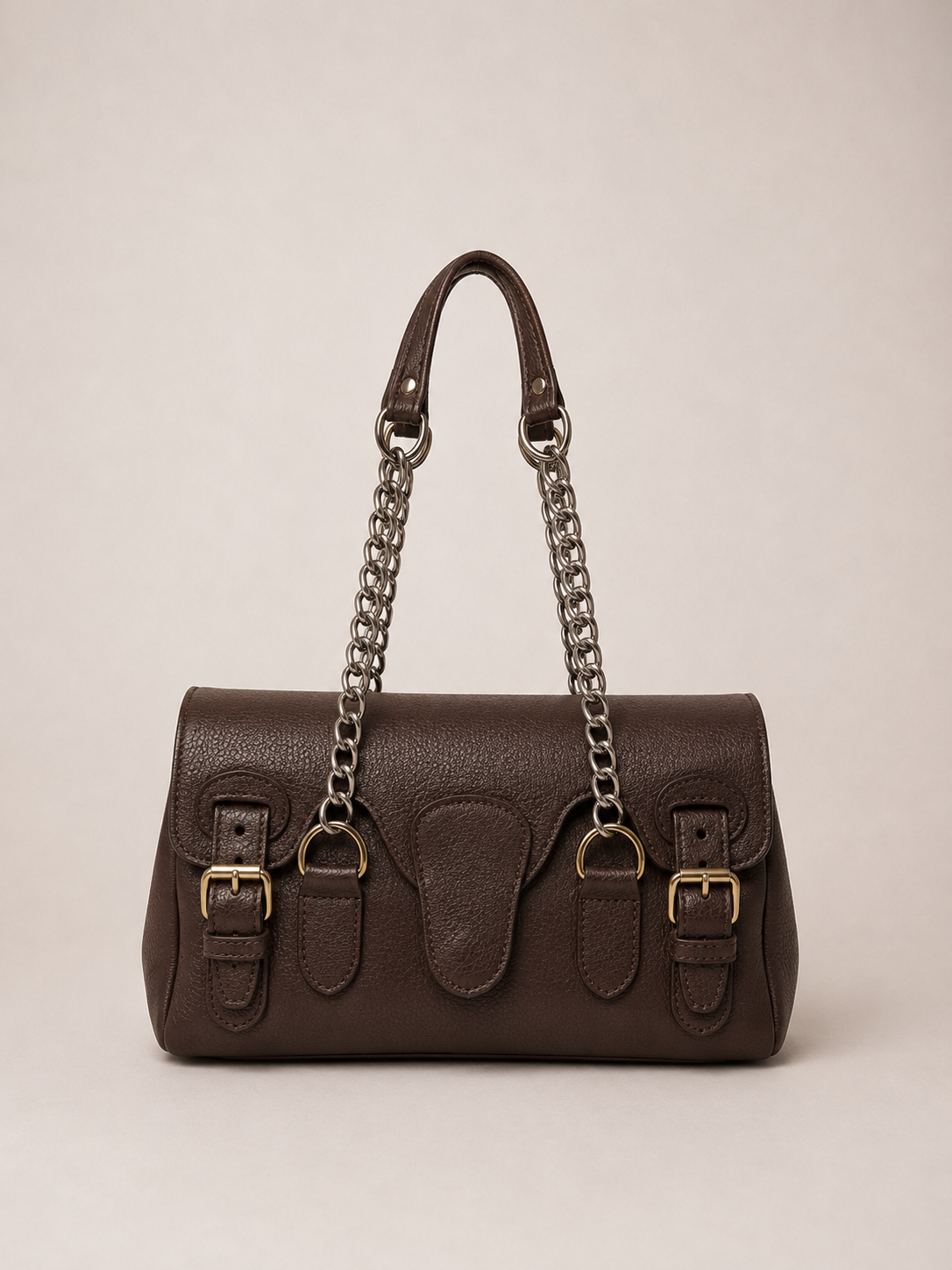 Cartera de Cuero Genuino Aurora Chocolate