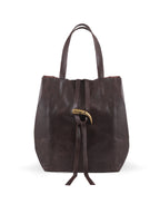 Cartera de Cuero Cecilia Chocolate