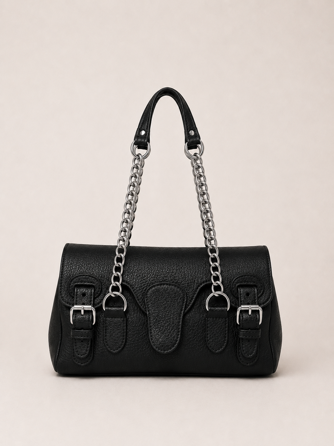 Cartera de Cuero Genuino Aurora Negro