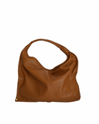 Cartera de Cuero Genuino Clara Maxi Camel