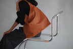 Cartera Cuero Genuino Clara Midi Camel