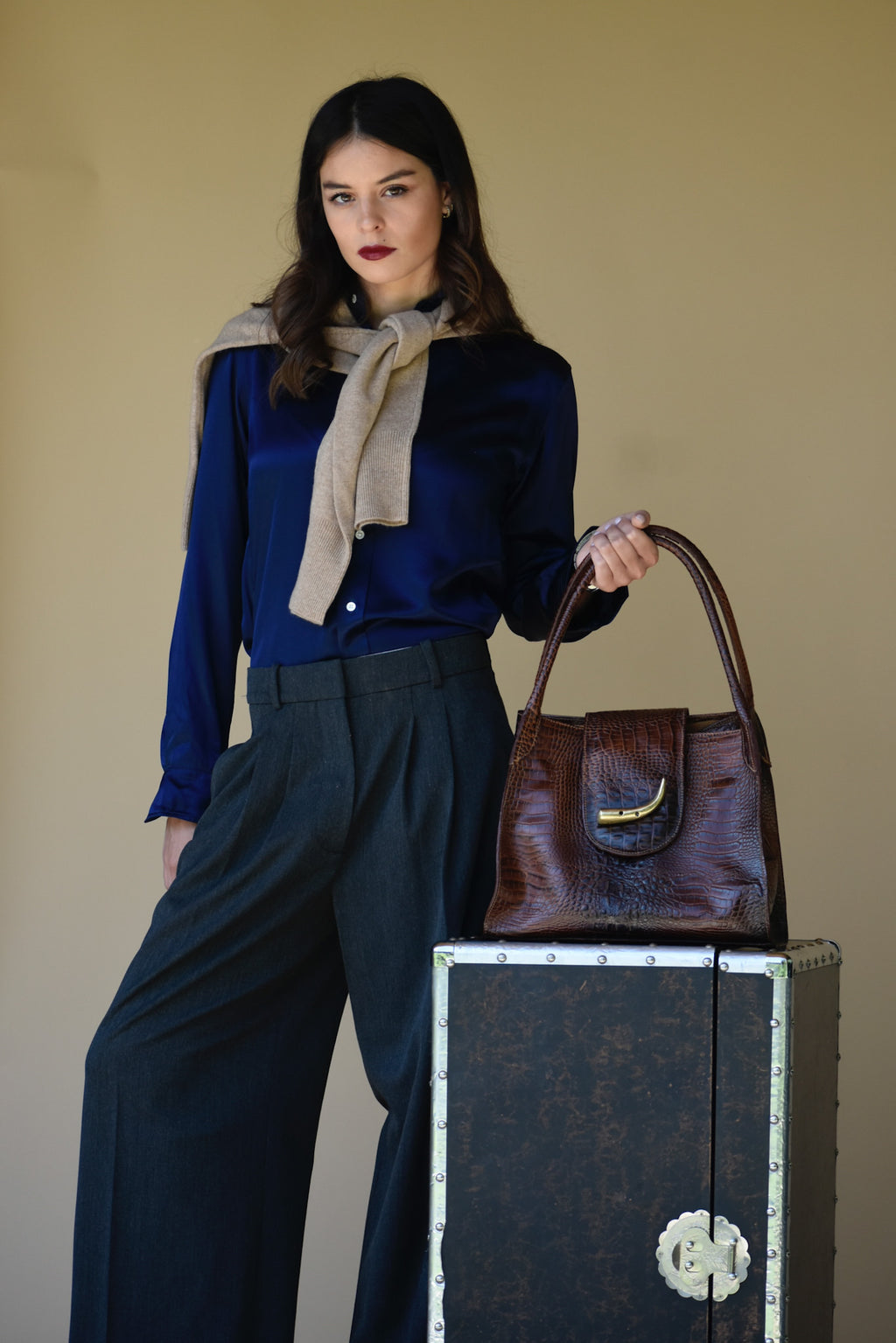 Cartera Teresita M CR Café