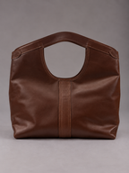 Cartera Cuero Genuino Gracia chocolate Grande