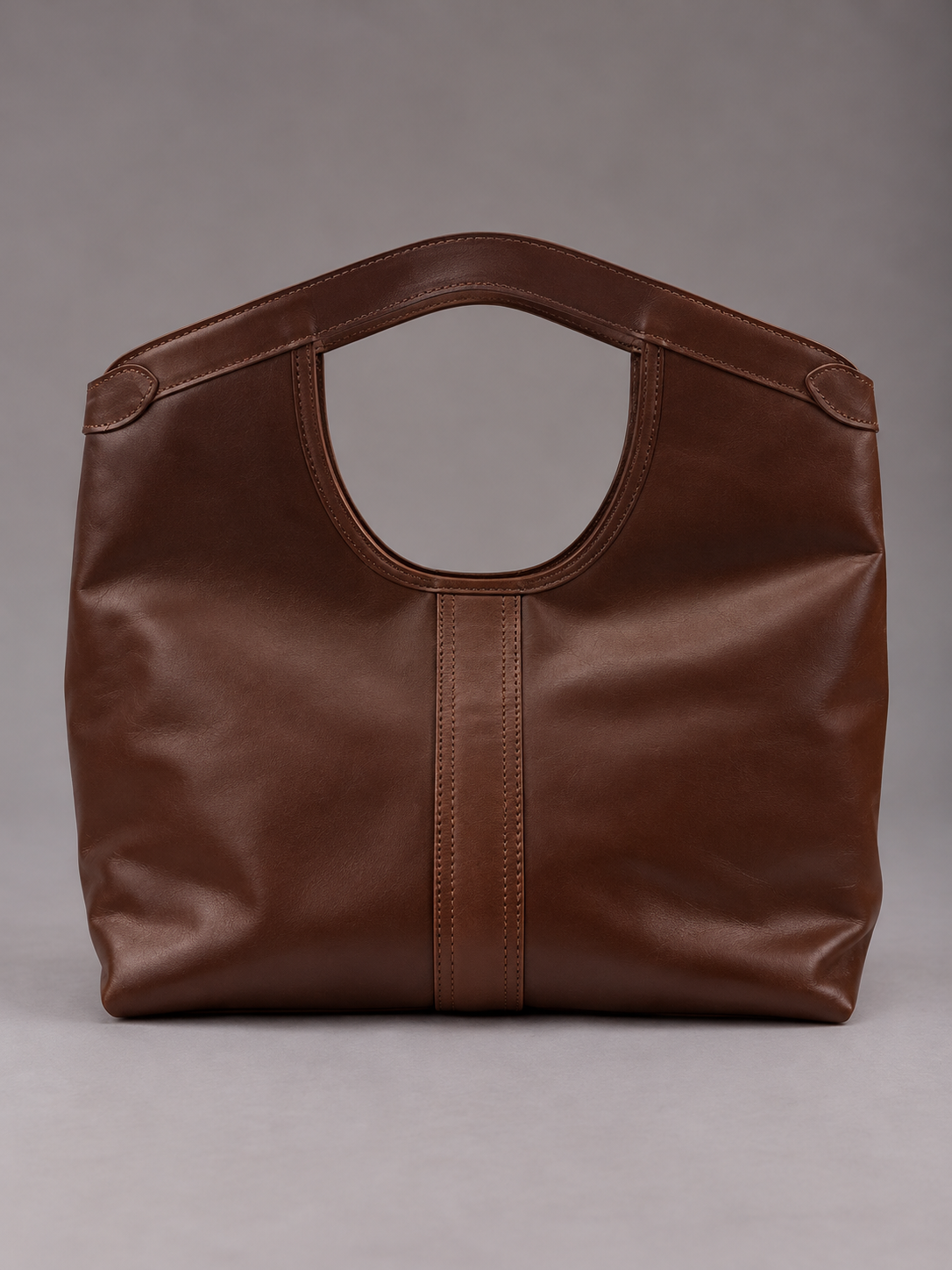 Cartera Cuero Genuino Gracia chocolate Grande