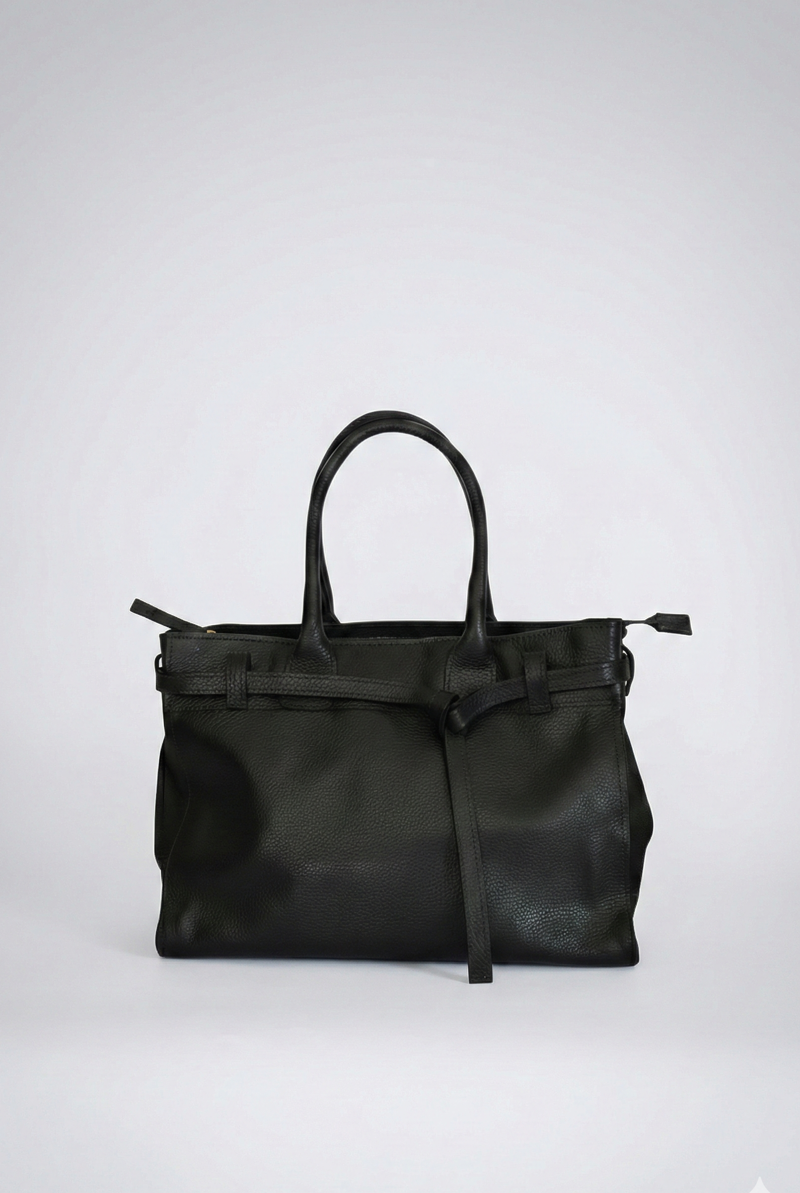 Cartera Cuero Genuino Lia Negro