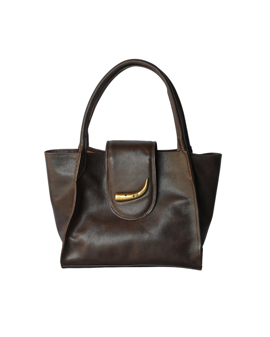 Catera de Cuero Genuino Teresita M Chocolate