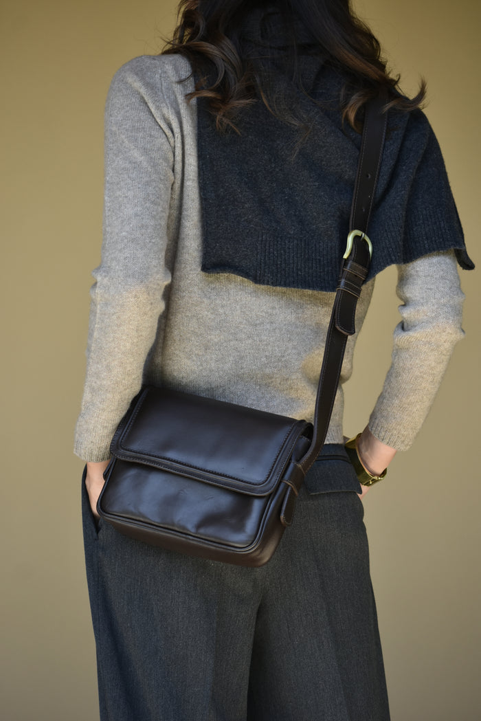 Cartera Pilar Chocolate Liso