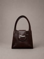 Cartera de Cuero Genuino Teresita M Chocolate