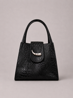 Cartera de Cuero Genuino Teresita M CR Negro