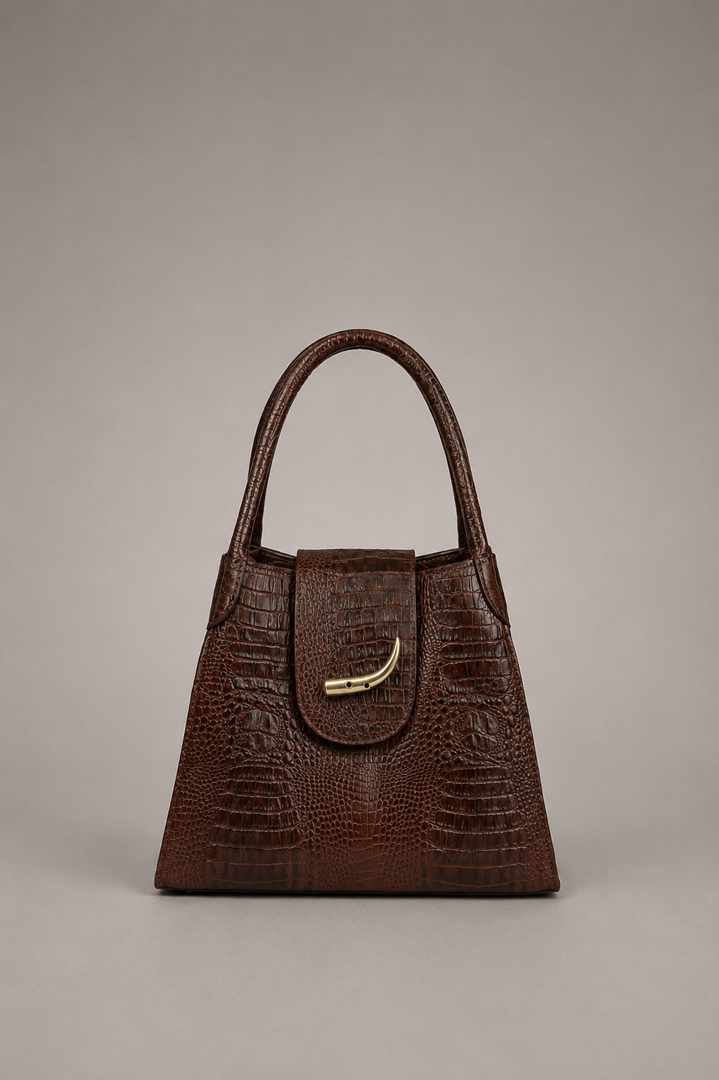 Cartera de Cuero Genuino Teresita CR Café