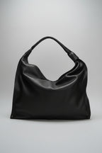 Cartera de Cuero Genuino Clara Maxi Negro