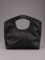 Cartera Cuero Genuino Gracia Negro Mediana