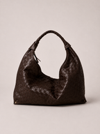 Cartera Cuero Genuino Macarena Maxi Chocolate