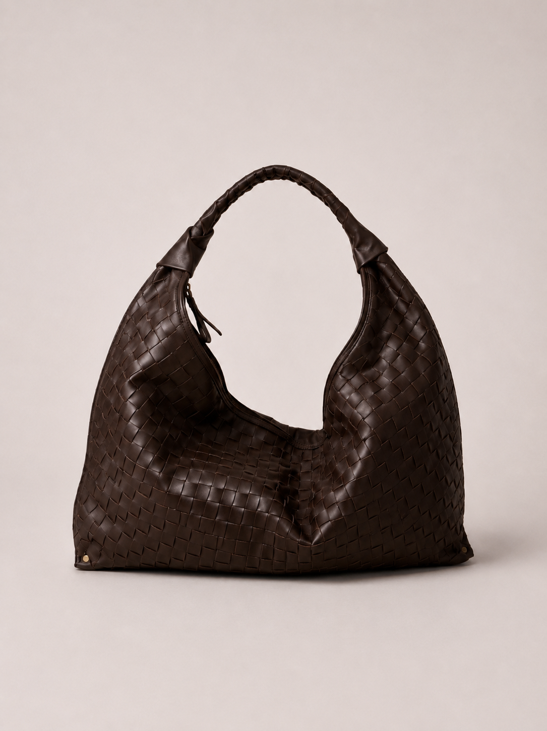 Cartera Cuero Genuino Macarena Maxi Chocolate