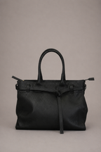 Cartera Cuero Genuino Lia Negro