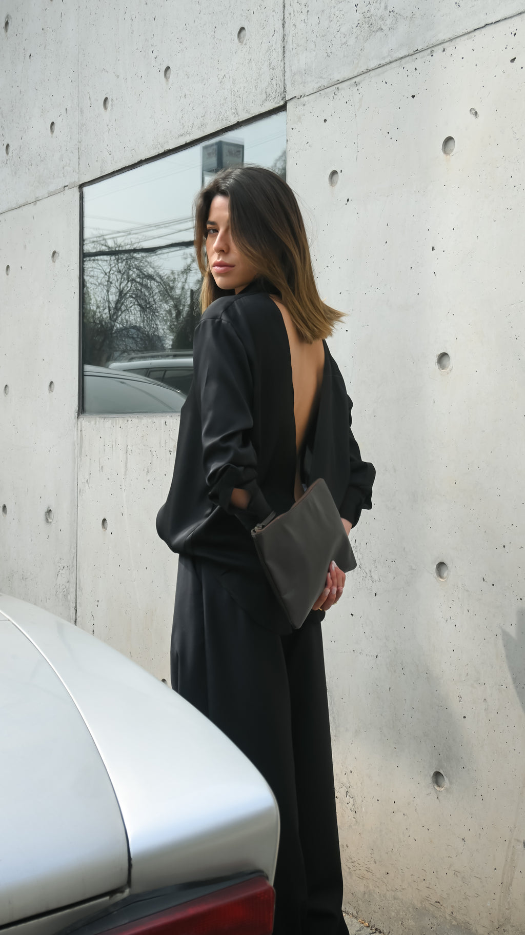 Sobre de Cuero Genuino Clara Chocolate