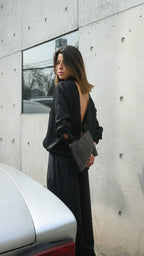 Sobre de Cuero Genuino Clara Chocolate