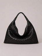 Cartera de Cuero Genuino Macarena Maxi Negro