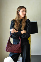 Cartera Macarena Mini Burdeo