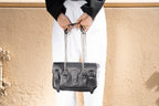 Cartera de Cuero Genuino Aurora Negro