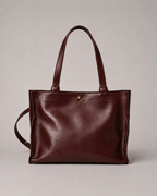 Cartera de Cuero Genuino Amalia Chocolate