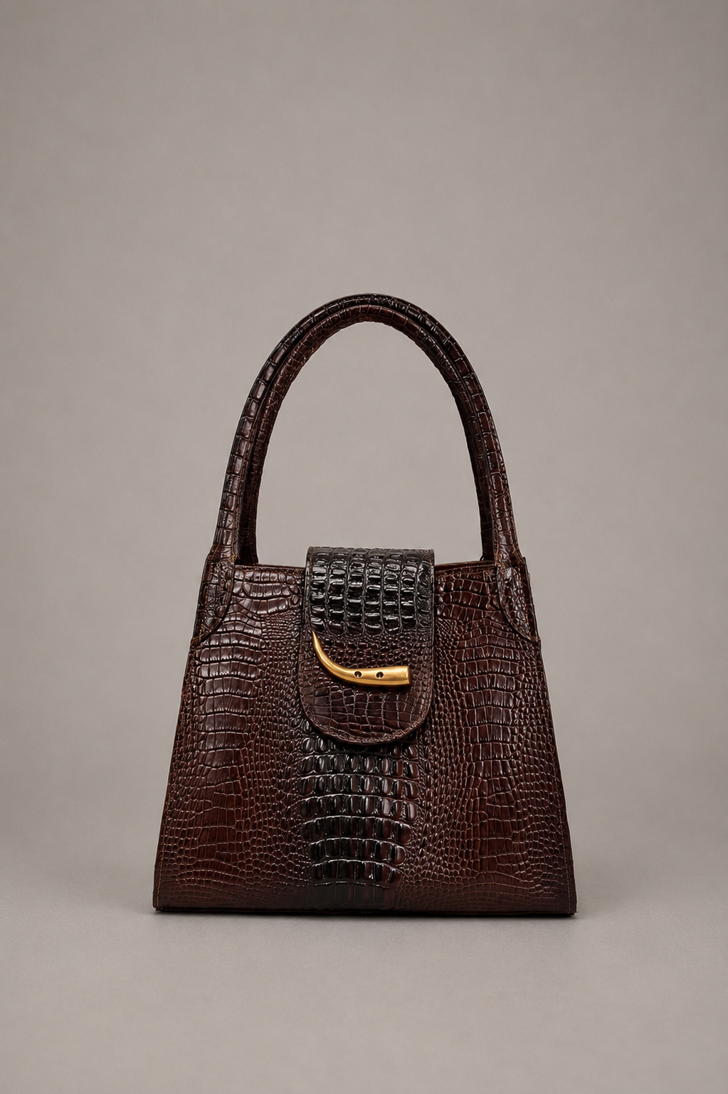 Cartera de Cuero Genuino Teresita M CR Café