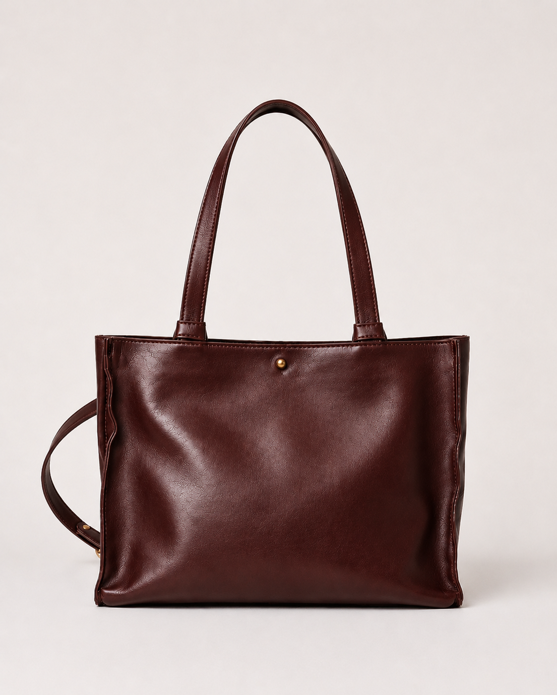 Cartera de Cuero Genuino Amalia Chocolate