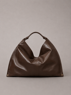 Cartera Cuero Genuino Clara Maxi Chocolate