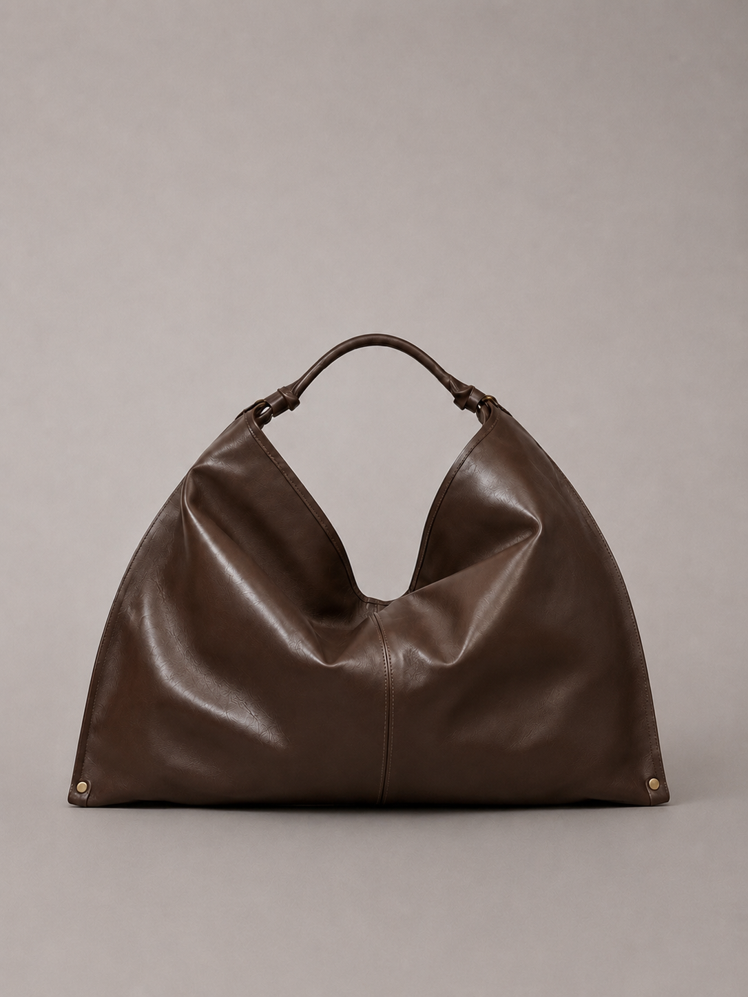 Cartera Cuero Genuino Clara Maxi Chocolate