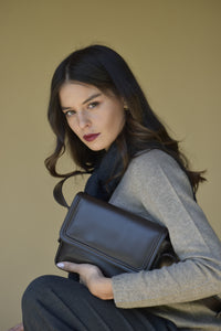 Cartera Pilar Chocolate Liso