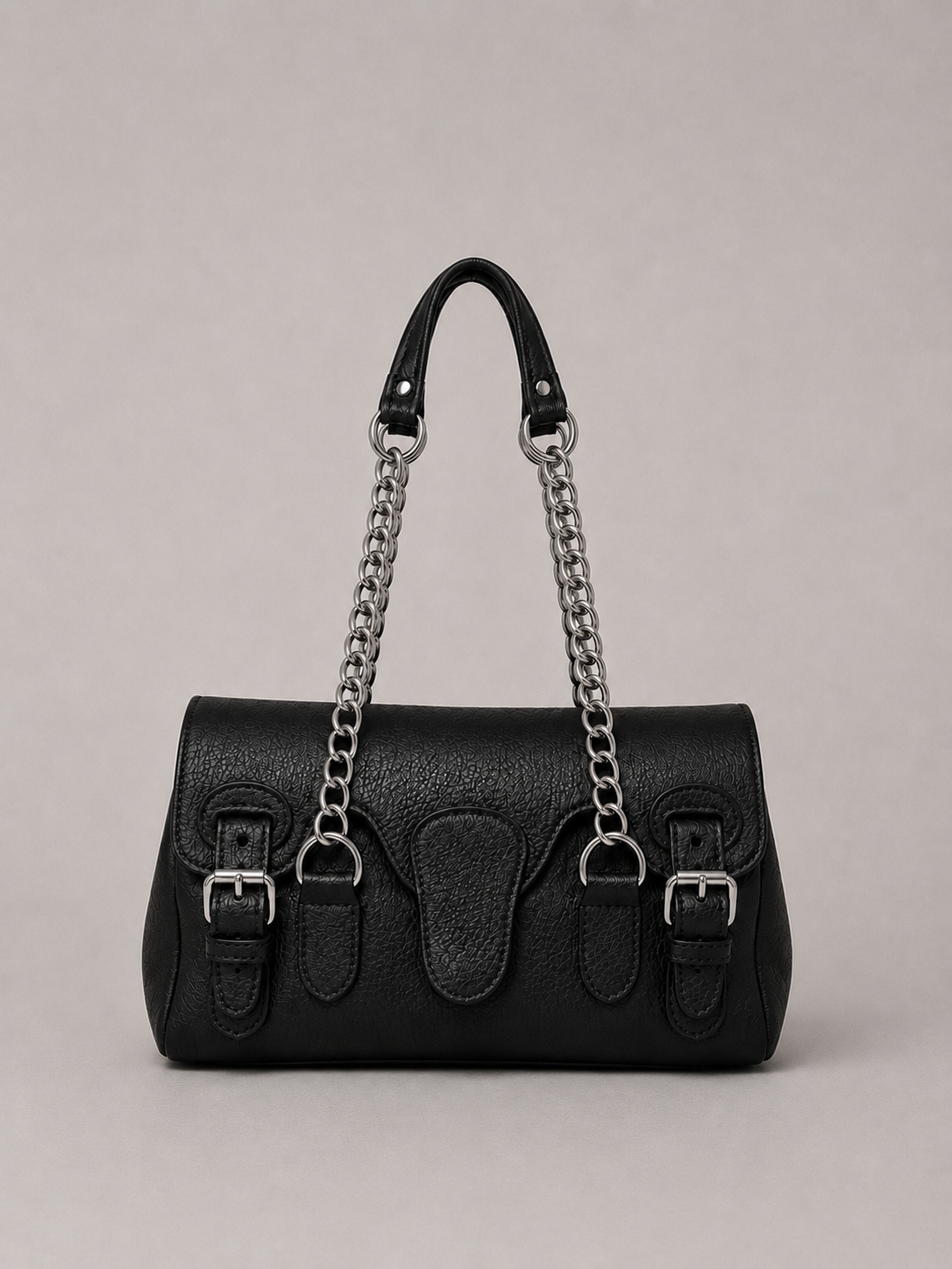Cartera de Cuero Genuino Aurora Negro