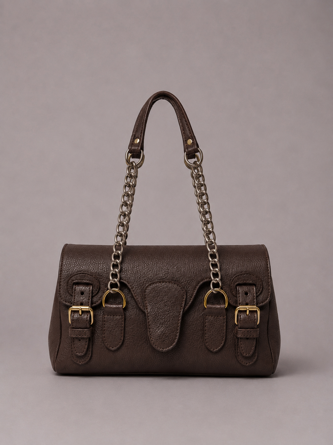Cartera de Cuero Genuino Aurora Chocolate