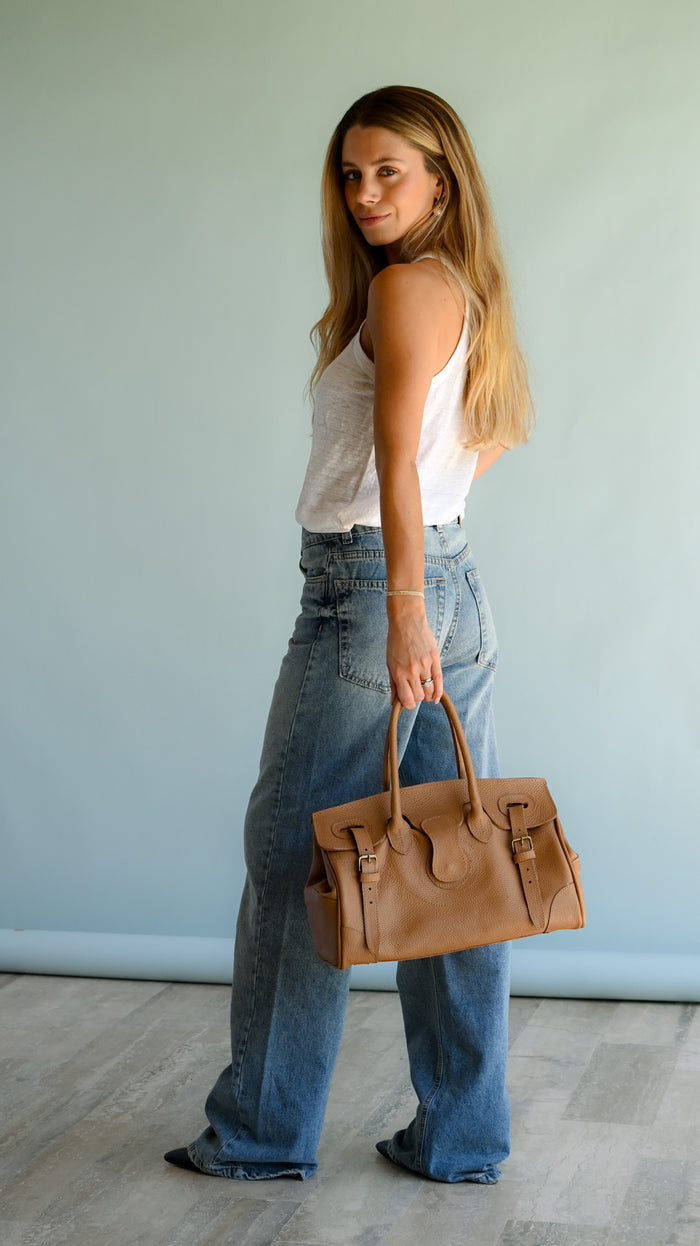 Cartera Paz Camel