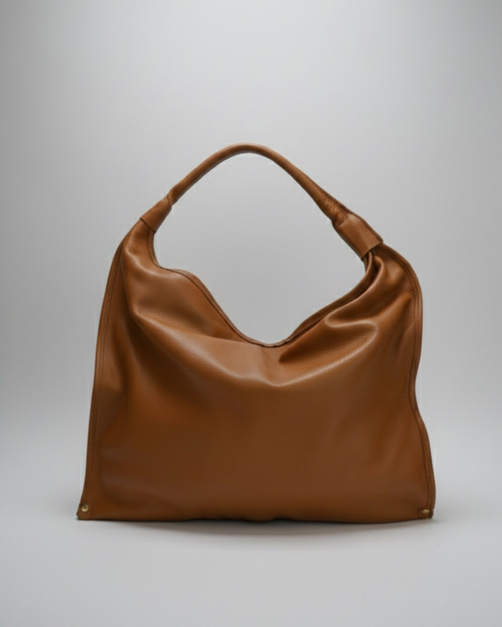 Cartera de Cuero Genuino Clara Maxi Camel