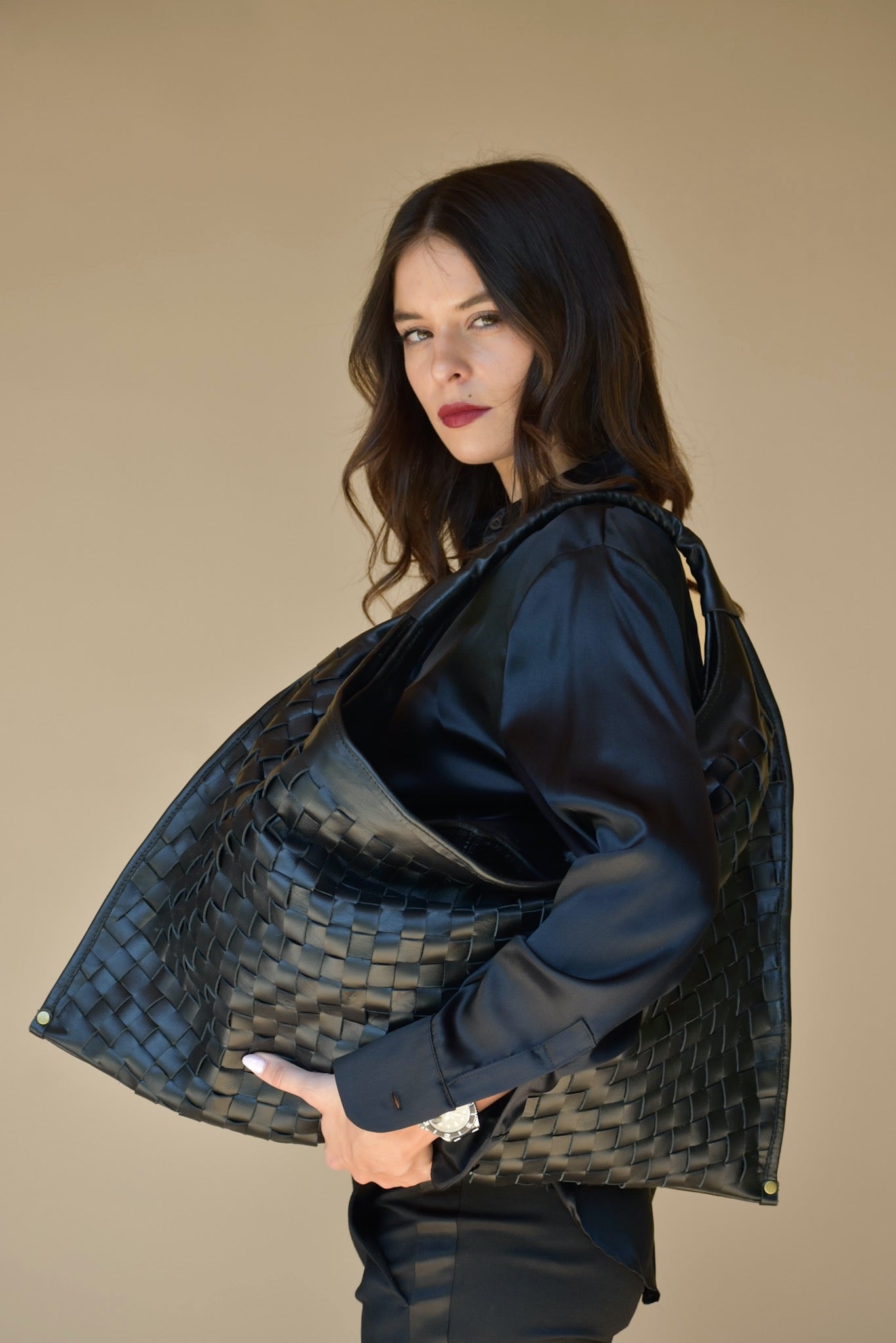 Cartera Macarena Maxi Negro