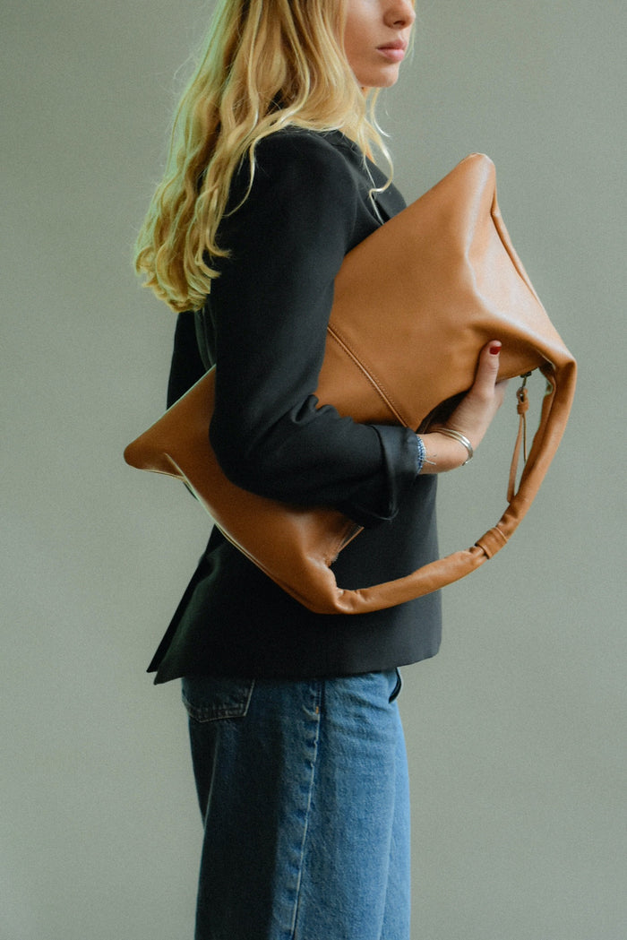 Cartera Clara Camel