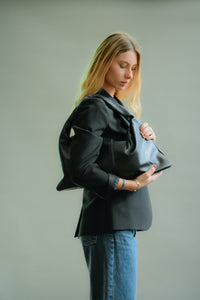 Cartera Clara  Negro
