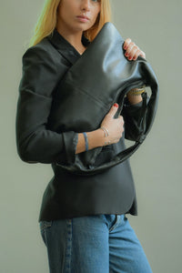 Cartera Clara  Negro
