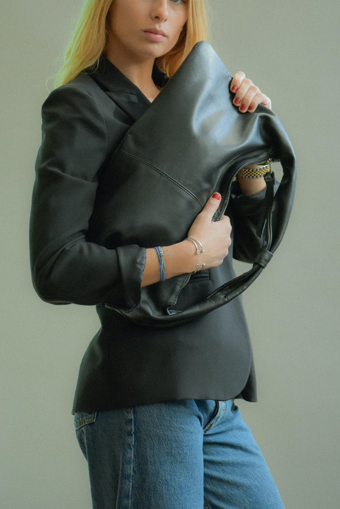 Cartera Clara  Negro