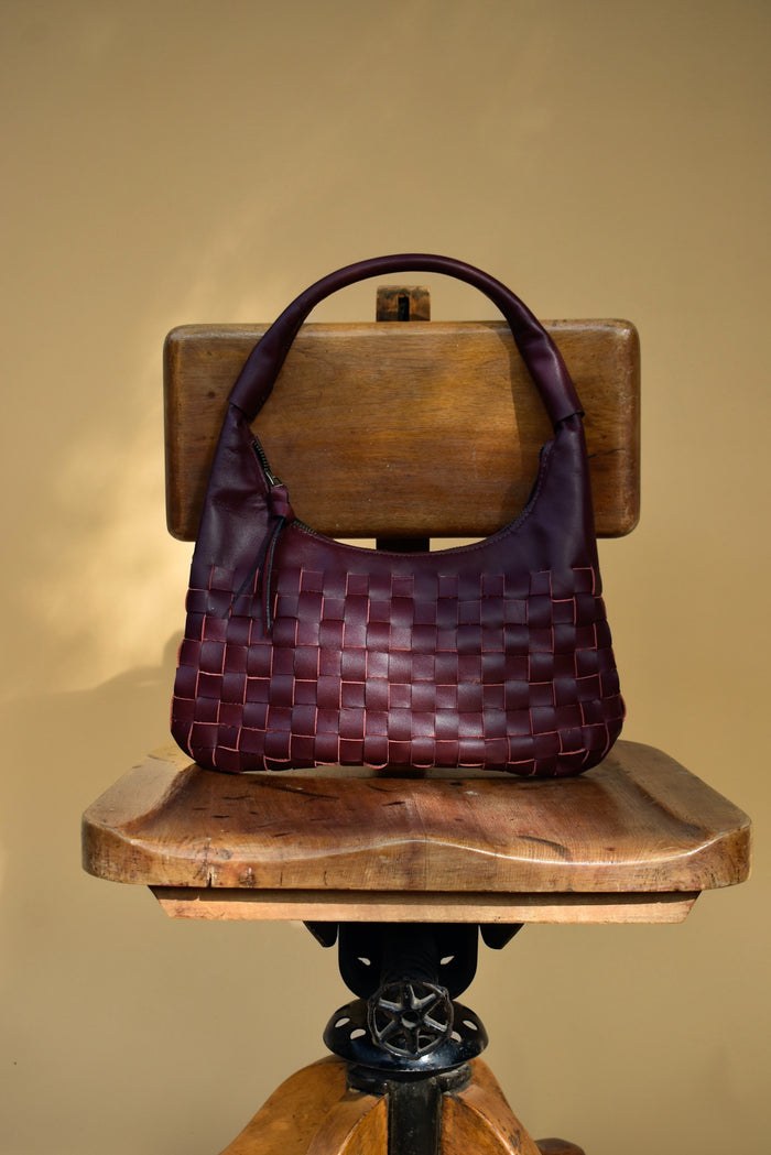 Cartera Macarena Mini Burdeo