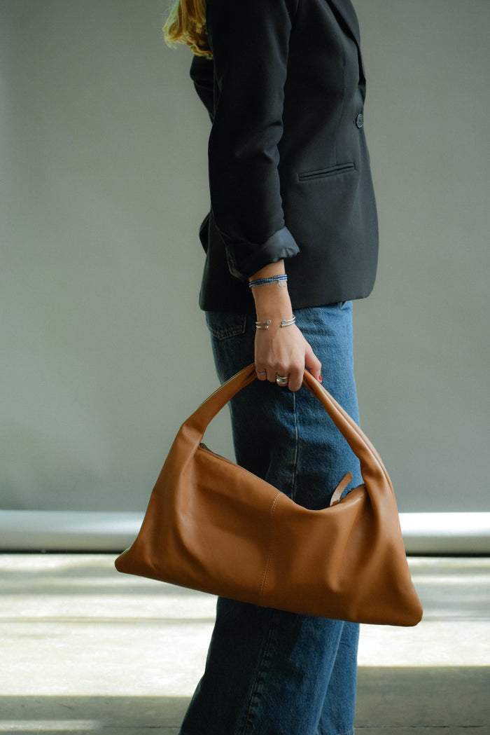 Cartera Clara Camel